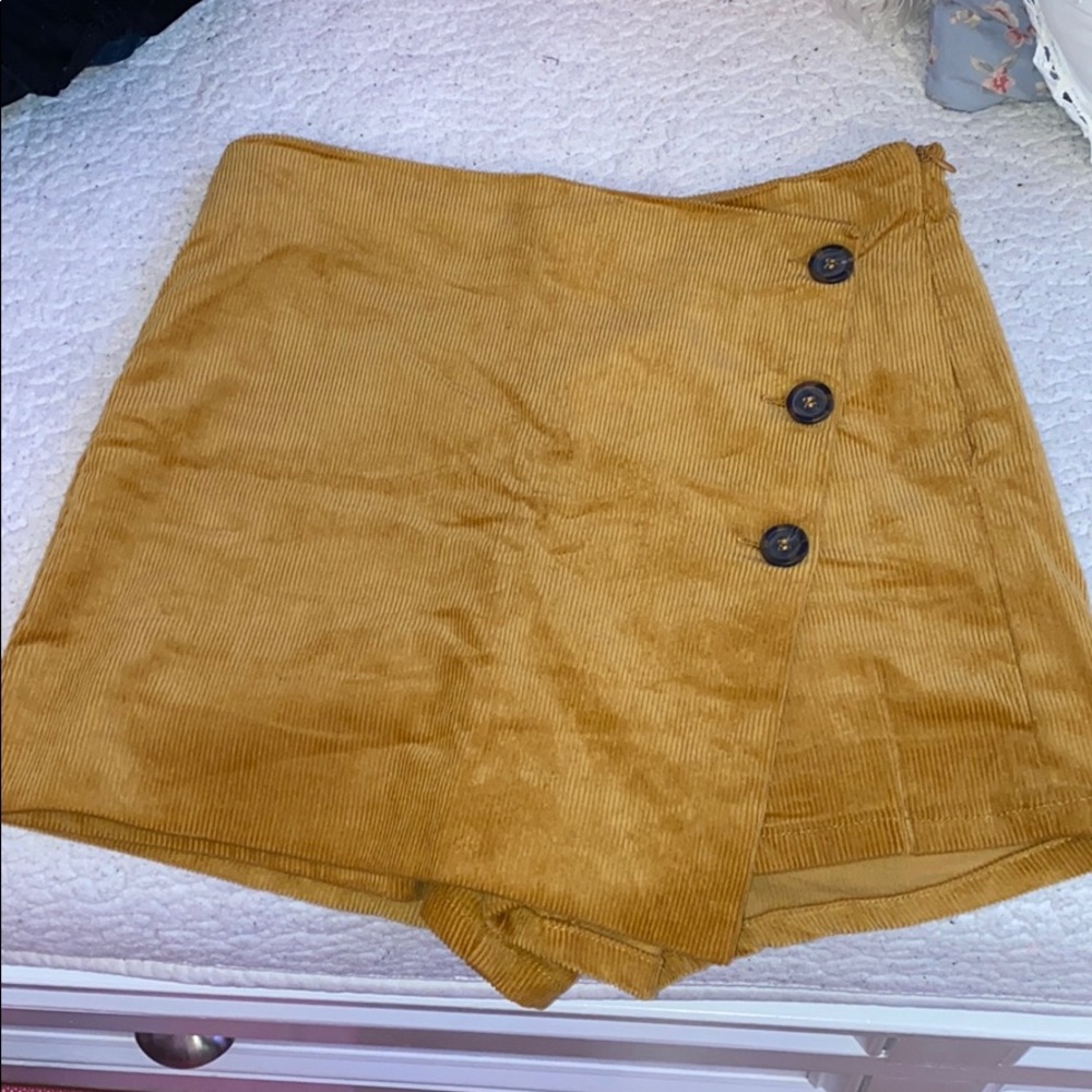 button down skirt/shorts